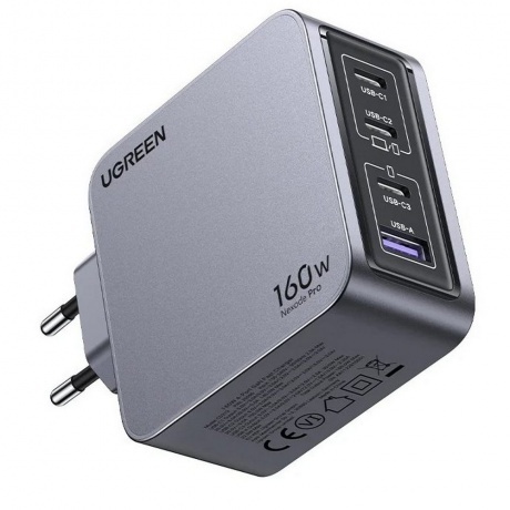 

Сетевое зарядное устройство Ugreen X763 Space Gray (25877)