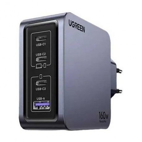 Сетевое зарядное устройство Ugreen X763 Space Gray (25877) - фото 2