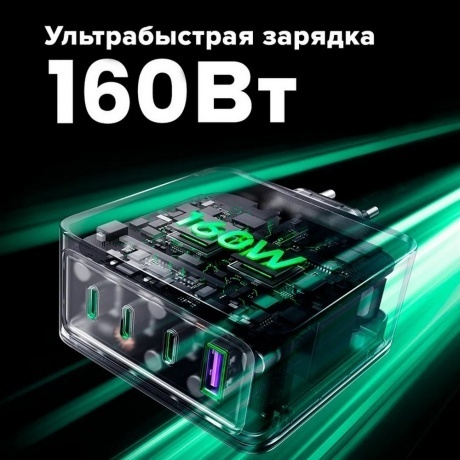 Сетевое зарядное устройство Ugreen X763 Space Gray (25877) - фото 7