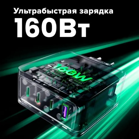 Сетевое зарядное устройство Ugreen X763 Space Gray (25877) - фото 10