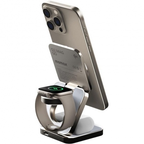 Беспроводное зарядное устройство Momax Q2.Mag Go Titanium (UD31L) - фото 10
