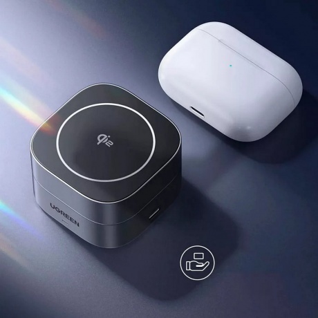 Беспроводное зарядное устройство Ugreen W702 Space Gray (35316) - фото 10