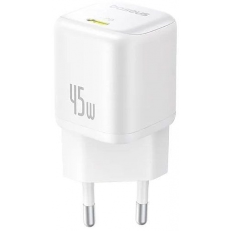 

Сетевое зарядное устройство Baseus PicoGo 45W EU Moon White (P10176800213-00)