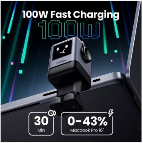 Сетевое зарядное устройство Ugreen X688 Gray (45515B) - фото 4