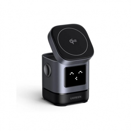 Беспроводное зарядное устройство Ugreen W709 Gray (45775)