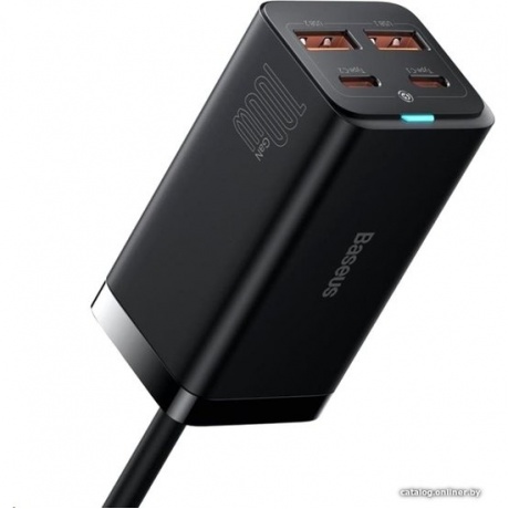 Сетевое зарядное устройство Baseus GaN3 Pro 100W Black (CCGP000101) - фото 3
