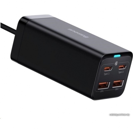 Сетевое зарядное устройство Baseus GaN3 Pro 100W Black (CCGP000101) - фото 4