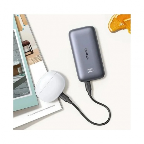 Портативное зарядное устройство Ugreen PB502 Grey (25185) - фото 4