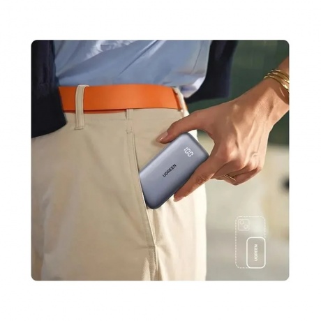 Портативное зарядное устройство Ugreen PB502 Grey (25185) - фото 5