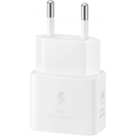 

Сетевое зарядное устройство Samsung USB Type-C 25Вт EP-T2510XWEGEU с кабелем USB Type-C, белое