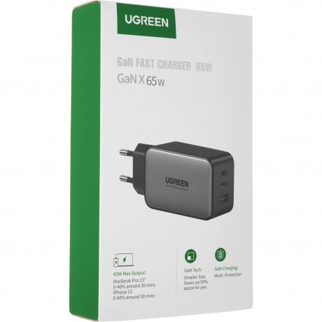 Сетевое зарядное устройство Ugreen CD244 Black (10335GI) - фото 7