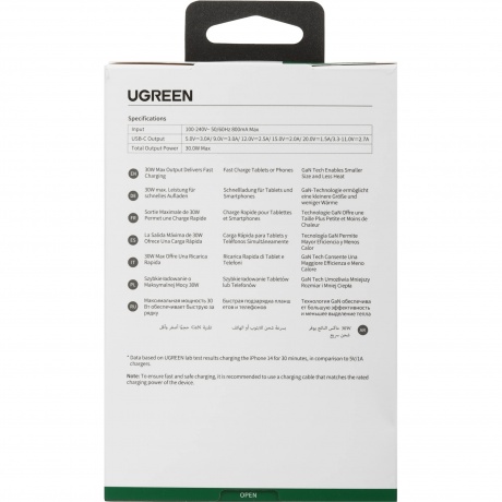 Сетевое зарядное устройство Ugreen CD319-90666 Space Gray (90666) - фото 6