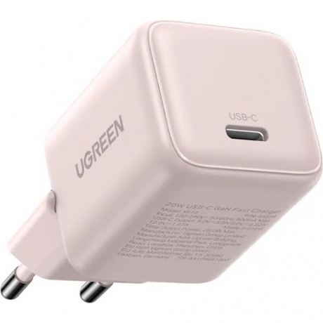 Сетевое зарядное устройство Ugreen X512 Pink (55556) - фото 2