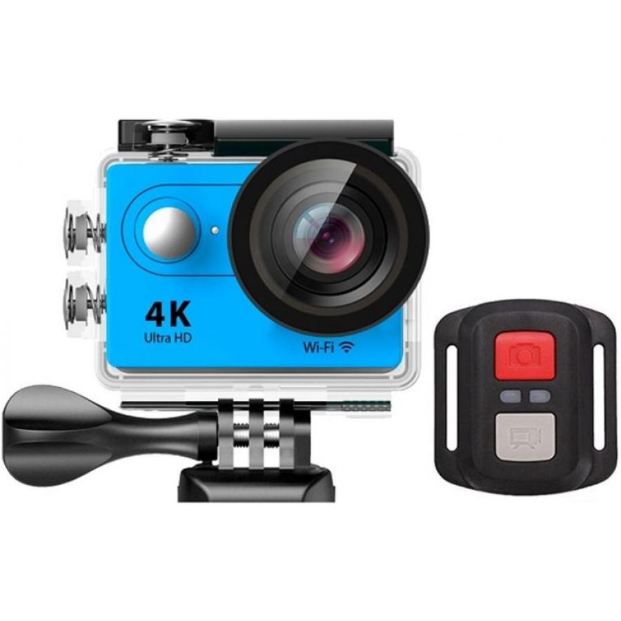 Экшн камера EKEN H9R Ultra HD Blue, цвет голубой - фото 1