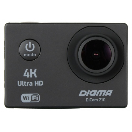 Экшн камера Digma DiCam 210 черный - фото 1