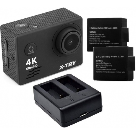 Цифровая камера  X-TRY XTC174 NEO POWER KIT 4K WiFi - фото 1