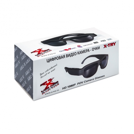 Цифровая камера-очки X-TRY XTG272 FHD BROWN DARK - фото 5