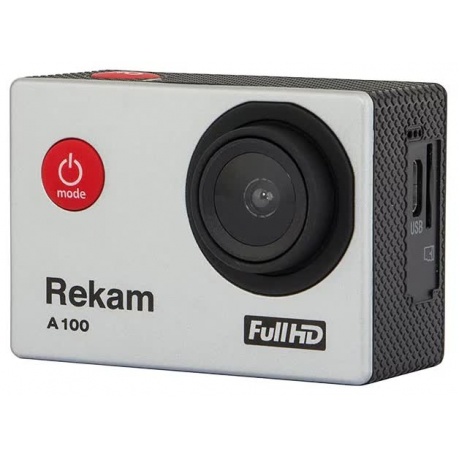Экшн-камера Rekam A100 1xCMOS 12Mpix серебристый - фото 2