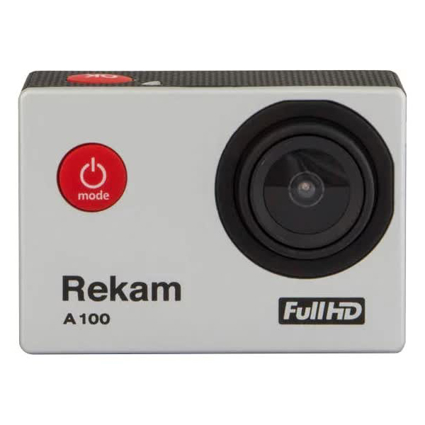 Экшн камера Rekam A100 1xCMOS 12Mpix серебристый