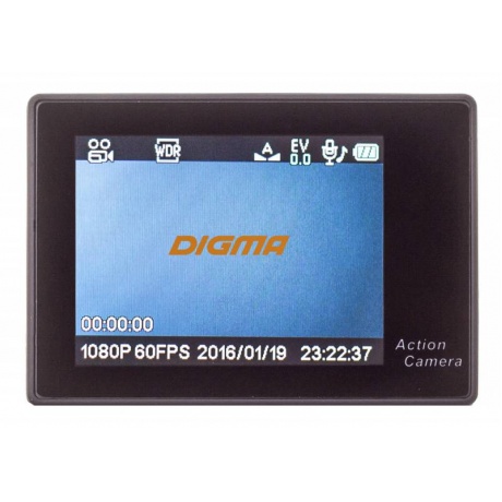 Экшн-камера Digma DiCam 700 черный - фото 3