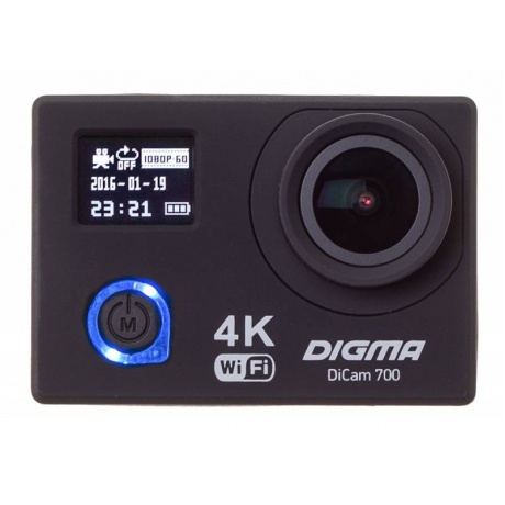 Экшн-камера Digma DiCam 700 черный - фото 12