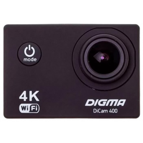 Экшн-камера Digma DiCam 400 черный - фото 1