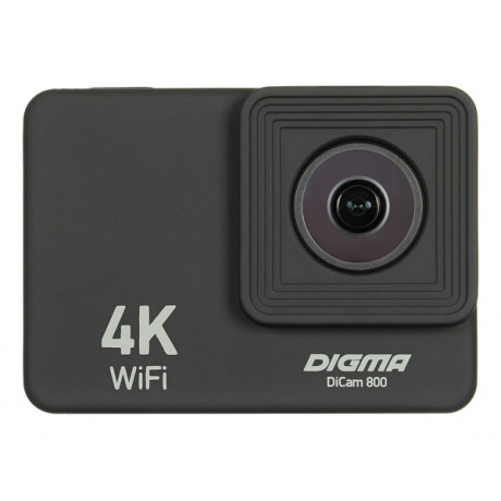 Экшн-камера Digma DiCam 800 черный - фото 1