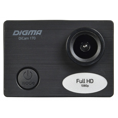 Экшн-камера Digma DiCam 170 черный - фото 1