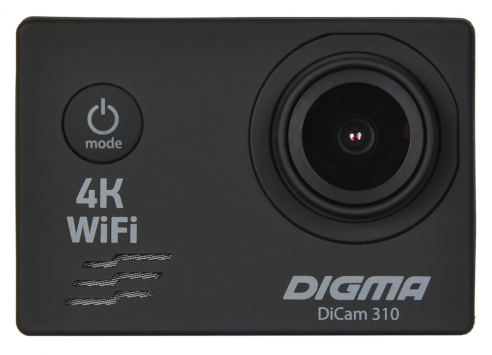 Экшн-камера Digma DiCam 310 черный DC310 - фото 1