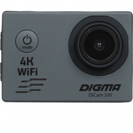 Экшн-камера Digma DiCam 300 серый - фото 18