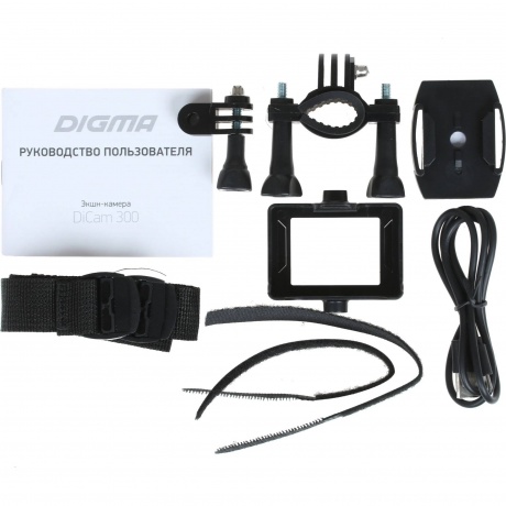 Экшн-камера Digma DiCam 300 серый - фото 31