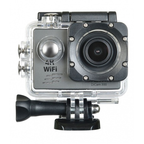 Экшн-камера Digma DiCam 300 серый - фото 10