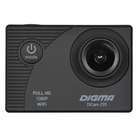 Экшн-камера Digma DiCam 235 черный - фото 1