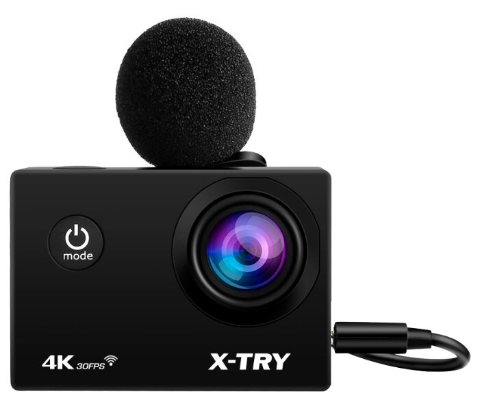 Цифровая камера X-TRY XTC195 EMR 4K WiFi Black, цвет черный