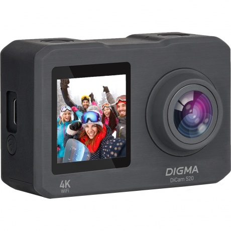 Экшн-камера Digma DiCam 520 серый - фото 15