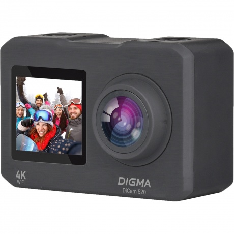 Экшн-камера Digma DiCam 520 серый - фото 19