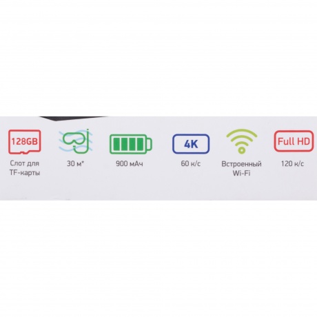 Экшн-камера Digma DiCam 520 серый - фото 36