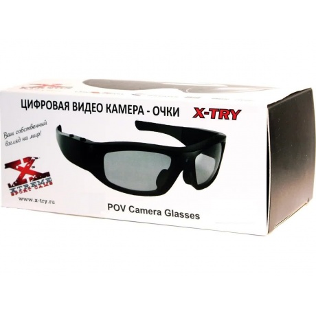 Цифровая камера-очки X-TRY XTG383 Camouflage UHD 4K 128Gb Silver - фото 6