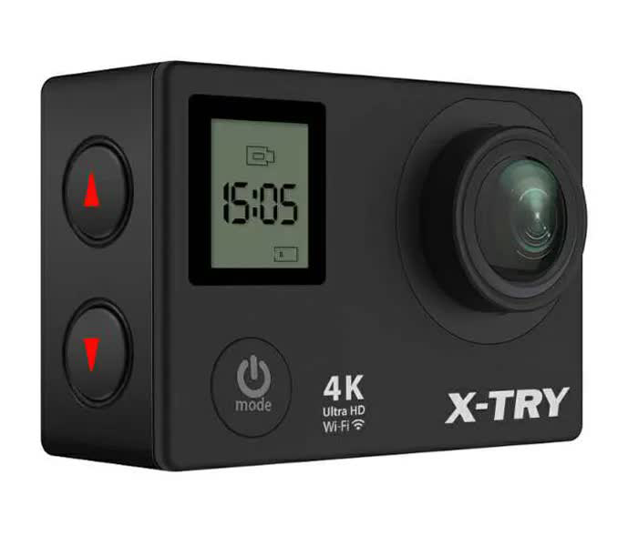 Экшн-камера X-TRY XTC210, цвет черный