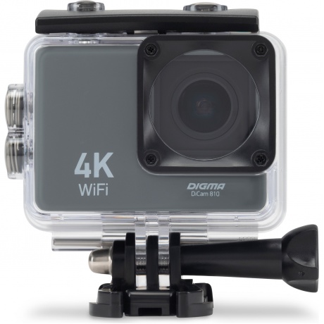 Экшн-камера Digma DiCam 810 серый - фото 14