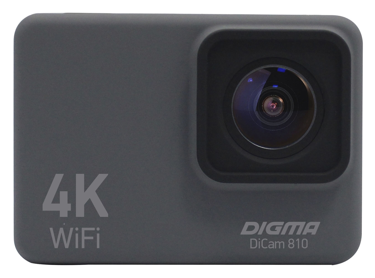 Экшн-камера Digma DiCam 810 серый DC810 - фото 1