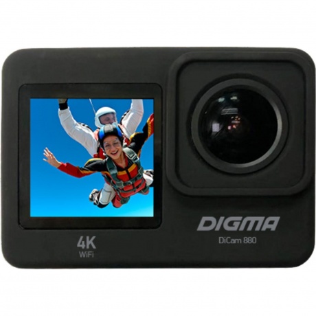 Экшн-камера Digma DiCam 880 черная