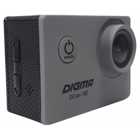Экшн-камера Digma DiCam 180 Grey DC180 - фото 3