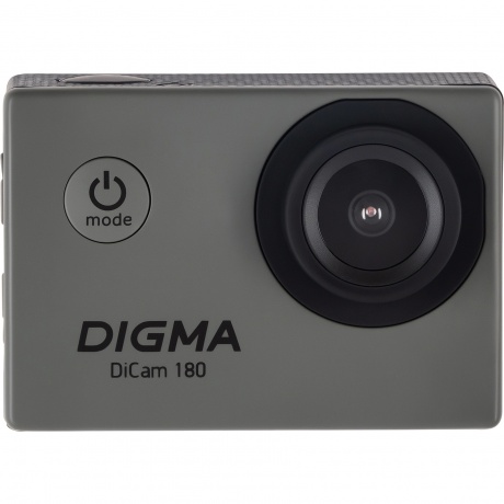 Экшн-камера Digma DiCam 180 серая - фото 2
