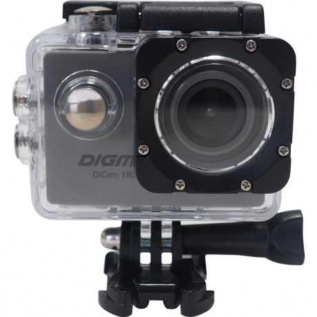 Экшн-камера Digma DiCam 180 серая - фото 3
