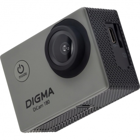 Экшн-камера Digma DiCam 180 серая - фото 23