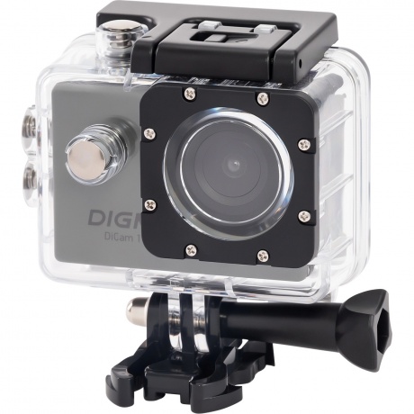 Экшн-камера Digma DiCam 180 серая - фото 36