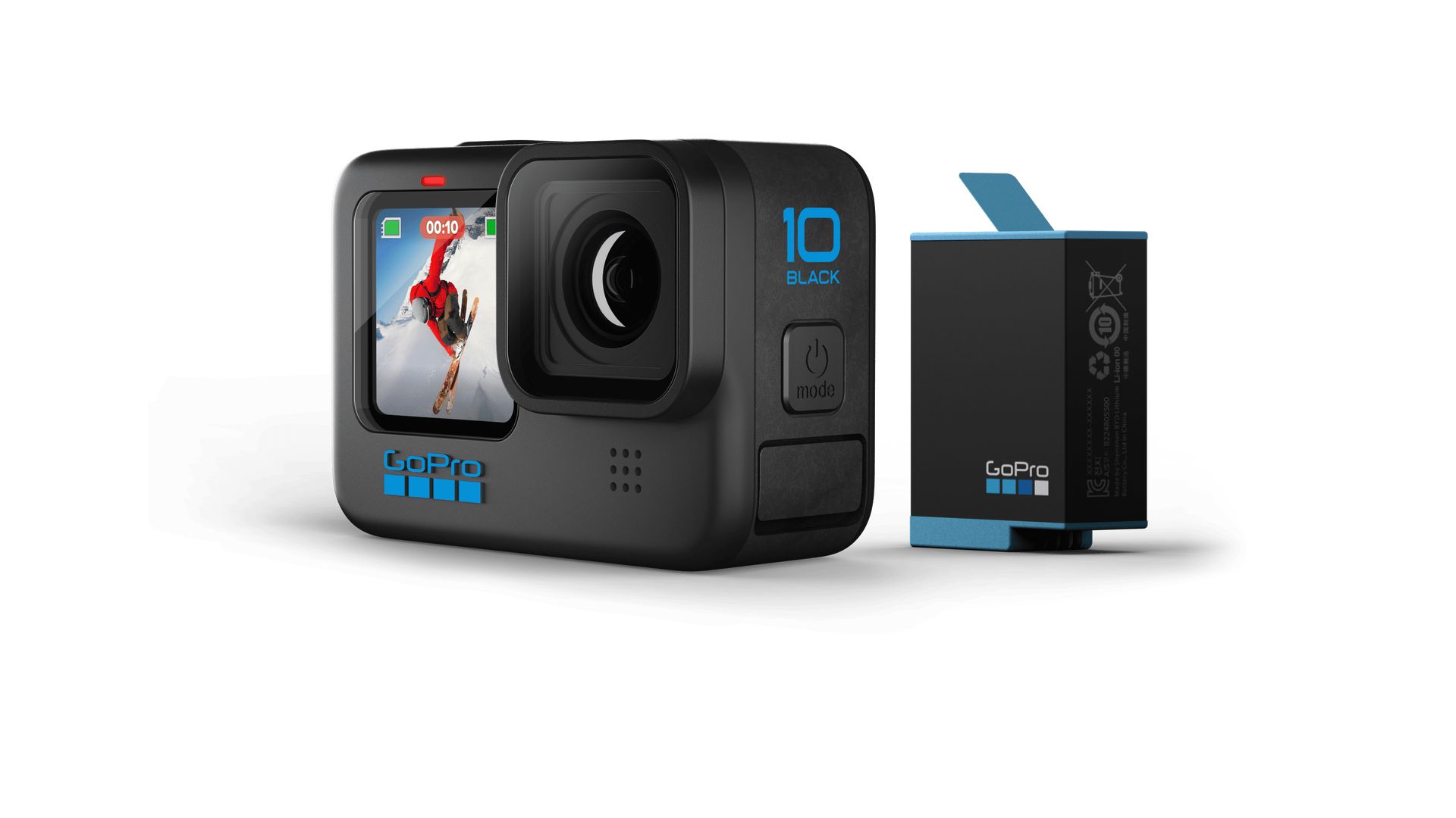 Экшн-камера GoPro Hero 10 Black CHDHX-101-RW экшн камера gopro max chdhz 201 rw чёрный