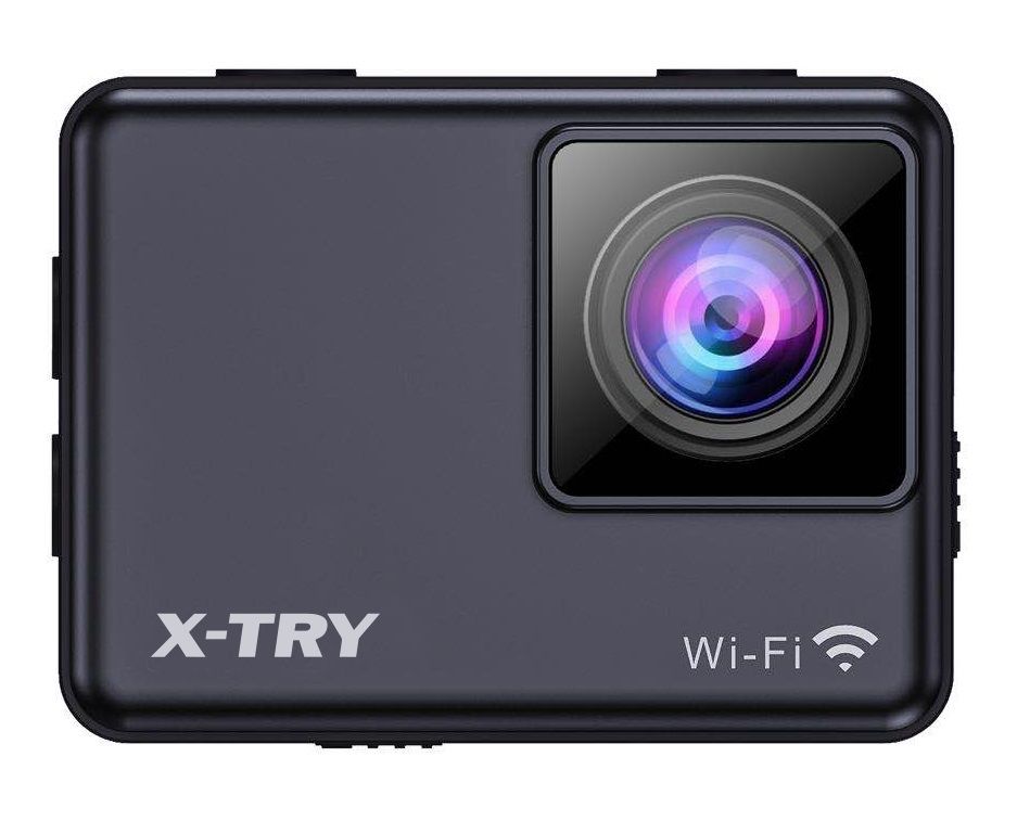 Экшн камера X-Try XTC400 Real 4K/60FPS WDR Wi-Fi Standart, цвет черный