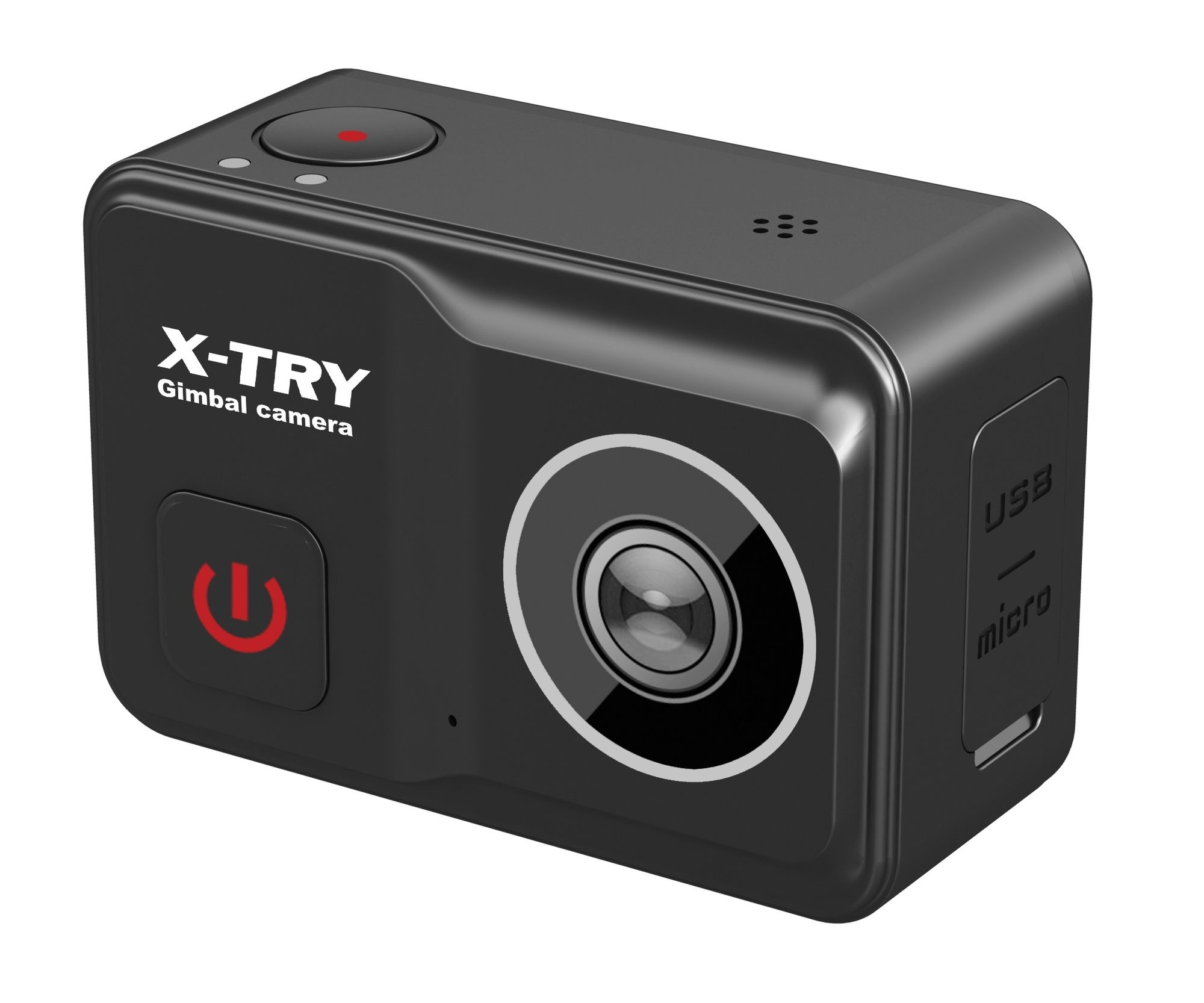 Экшн камера X-Try XTC502 Gimbal Real 4K/60FPS WDR Wi-Fi Power, цвет черный